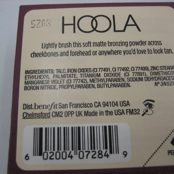BENEFIT ~ HOOLA SOFT MATTE BRONZING POWDER ~ 0.14 OZ MINI BOXED - Picture 3 of 3